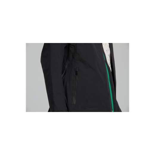 Chaqueta impermeable "Skane" para mujer, Negra, XL
