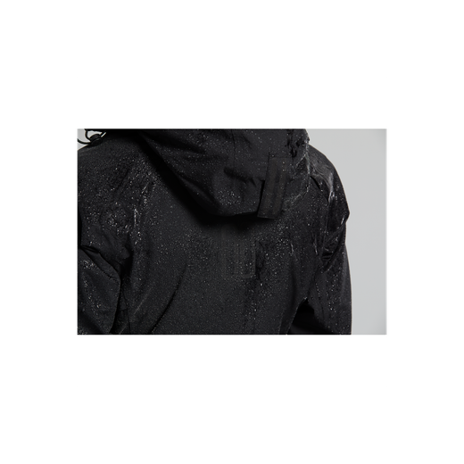 Chaqueta impermeable "Skane" para mujer, Negra, XL
