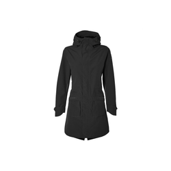 Chaqueta parka impermeable "Mosse" Mujer, Negro, M