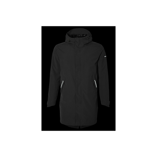 Chaqueta parka impermeable "Mosse" para hombre, Negra, L