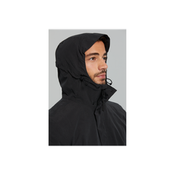 Chaqueta parka impermeable "Mosse" para hombre, Negro, XL