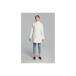 Chaqueta parka impermeable "Mosse" para mujer, Blanca, XL