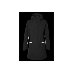 Chaqueta parka impermeable "Mosse" para mujer, Negra, XL
