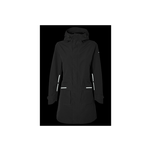 Chaqueta parka impermeable "Mosse" para mujer, Negra, XL