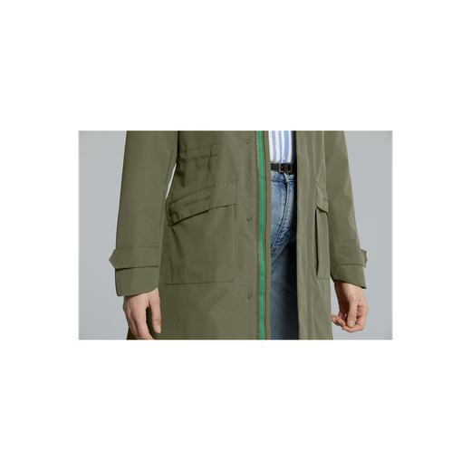 Chaqueta parka impermeable "Mosse" para mujer, Oliva, XS
