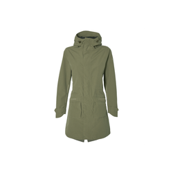 Chaqueta parka impermeable "Mosse" para mujer, Verde oliva, L