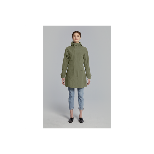 Chaqueta parka impermeable "Mosse" para mujer, Verde oliva, L
