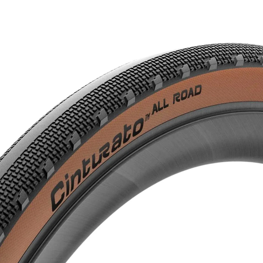 Neumático CINTURATO ALL ROAD - 700X35, negro marrón (clásico), ProWALL gravel