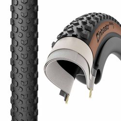 Tyre CINTURATO GRAVEL S - 700X40, black brown (classic), Techwall gravel