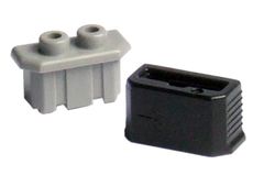 Tampa e conector do cabo shimano para dinamo cubo preto / cinza