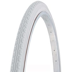Neumático K199 - 26X1-3/8, blanco, rígido