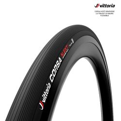 Coberta Vittoria CORSA N.EXT GRAPHENE 2.0 700x28 NEGRE PLEGABLE TLR