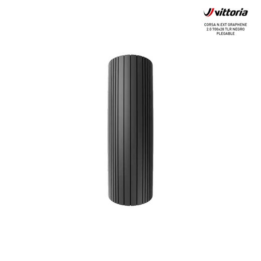 Coberta Vittoria CORSA N.EXT GRAPHENE 2.0 700x28 NEGRE PLEGABLE TLR