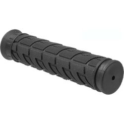 Mtb grips, made of soft plastic kraton, 125 mm, black color