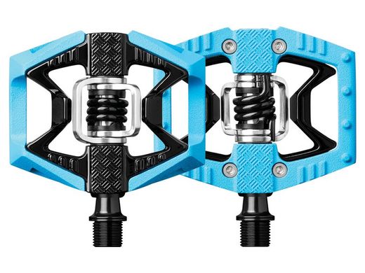 Crank brothers double shot 2 light blue & black / black spring