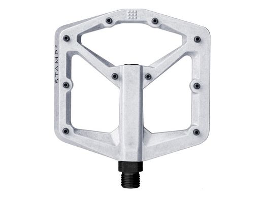 Crank brothers pedal stamp 2 large raw silver nuevo