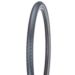 Neumático E-BIKE - 24X1.75, negro reflectante, KS, SRC, rígido