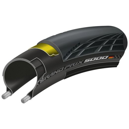CUBIERTA CONTINENTAL GRAND PRIX 5000 700x25C PLEGABLE NEGRO 25-622
