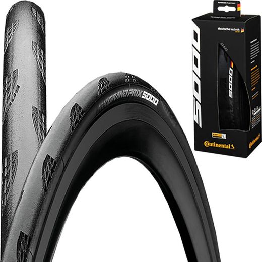 CUBIERTA CONTINENTAL GRAND PRIX 5000 700x25C PLEGABLE NEGRO 25-622
