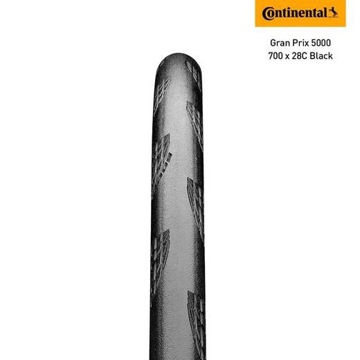 Toit continental grand prix 5000 700x28 pliant noir 28-622