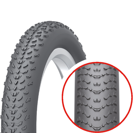 Pneu rígido krusade 20x4.0 60tpi