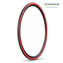 Tires michelin lithion 3 700x23 performance line folding red 23-622