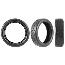 Pneu de trottinette électrique - 8 1/2 X 2, noir, chambre à air profil bas, diamètre interne 15,5 mm