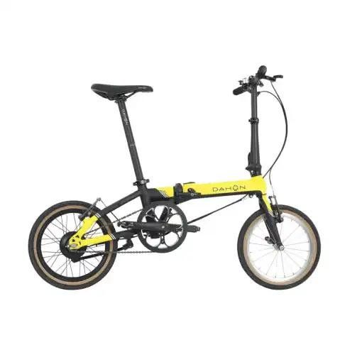 DAHON K-FEATHER EL?CTRICA PLEGABLE 1V AMARILLO 16" ?..### ENVIO 48HORAS DESDE MADRID