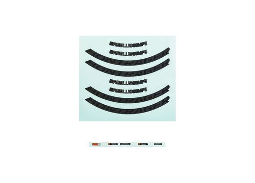 Decal bontrager aeolus comp disc anthracite/black front/rear