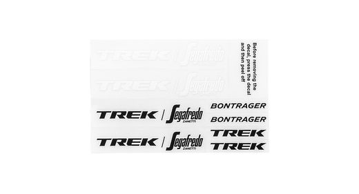 Decal kit casque bontrager trek-segafredo noir / blanc