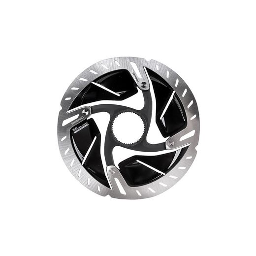 DISCO DE FRENO SHIMANO RT-900 DURA ACE ICE TECH CENTERLOCK 160 mm PLATA/NEGRO