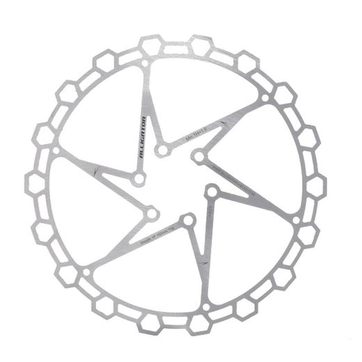 Diamond de 160 mm de disco de freno de color plateado
