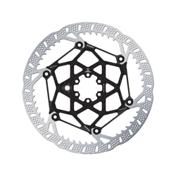 DISCO SHARK EVO 6 HOLES - Black, 223 MM, thickness 2,0 MM