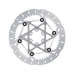 DISCO SHARK EVO 6 HOLES - Silver, 180 MM, thickness 2,0 MM