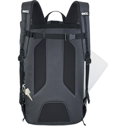 DUFFLE BACKPACK 26 carbon grey - black