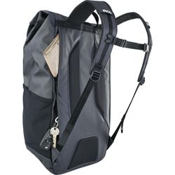 DUFFLE BACKPACK 26 carbon grey - black
