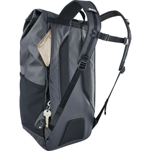 DUFFLE BACKPACK 26 carbon grey - black