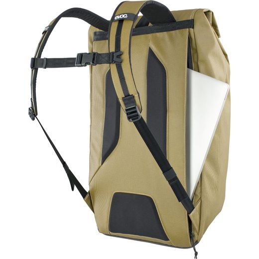 DUFFLE BACKPACK 26 curry - black