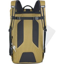 DUFFLE BACKPACK 26 curry - black