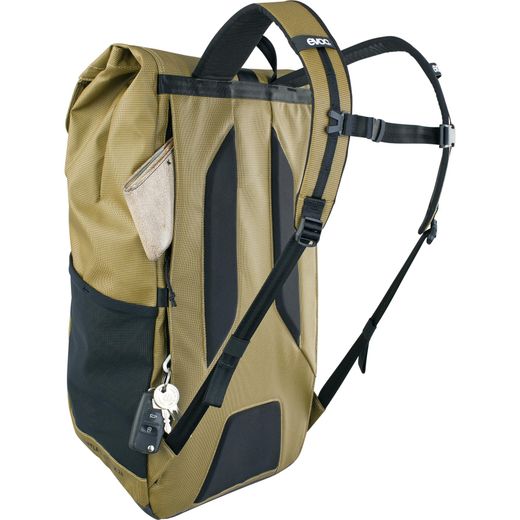 DUFFLE BACKPACK 26 curry - black