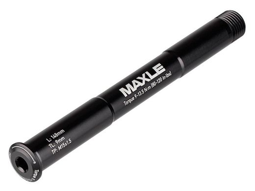 Eje maxle stealth front mtb 15x110 158mm 9mm m15x1.50 boost compatible
