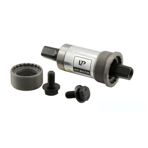 Eje pedalier monoblock rodamientos sellado acero 122,5mm r.bsa