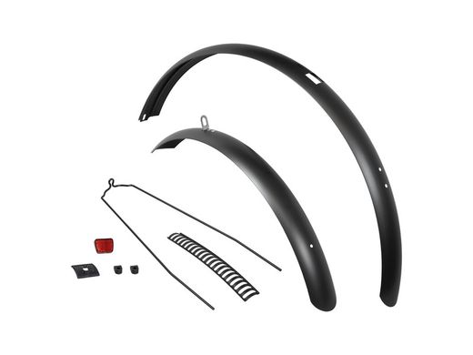 Fender e-bike 26in 60mm for rack battery w / reflector set