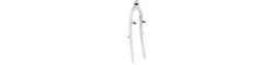 Fork rigid trek 520 700c 52mm rake white