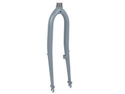 Fork rigid trek 700c threaded/rollerbrake/curved old grey