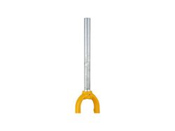 Fourche rigide trek-diamant 700c disque/courbé 330mm jaune
