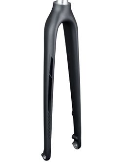 Forquilha rígida trek fxs6 700c disco de carbono 12 mm em preto / preto