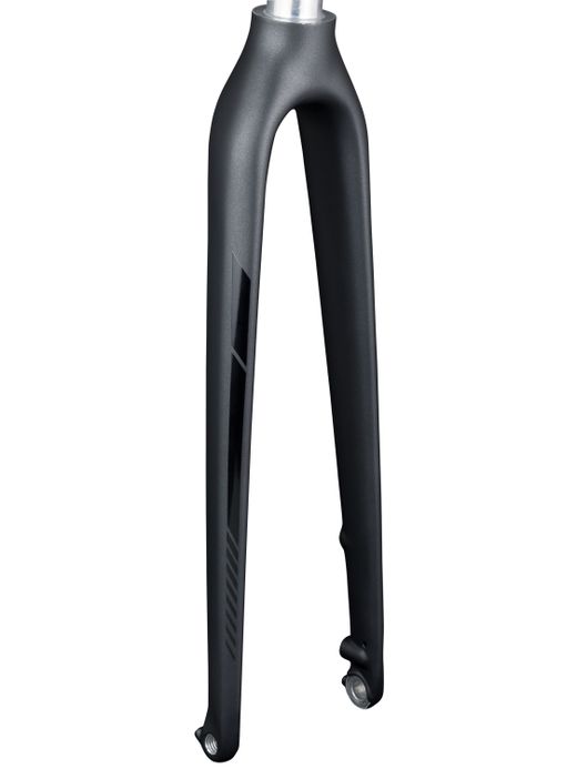 Forquilha rígida trek fxs6 700c disco de carbono 12 mm em preto / preto