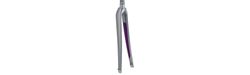 Fork rigid trek lexa s size 52-54 silver/white/grape