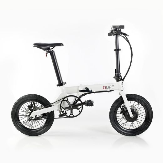 FUNBIKE Bicicleta Electrica Plegable Oops  blanco